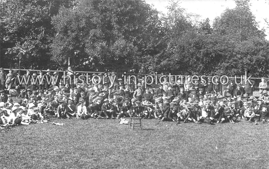 Empire Day, Churchfields School, South Woodford, London. 24th May 1919